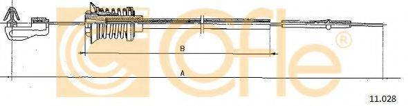 COFLE 11028 Тросик газа