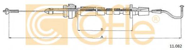 COFLE 11082 Тросик газа