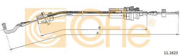 COFLE 111623 Тросик газа