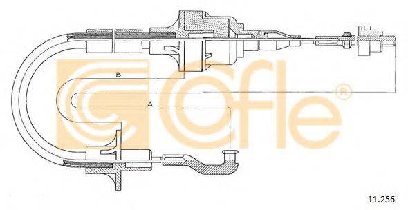 COFLE 11256 Трос, управление сцеплением