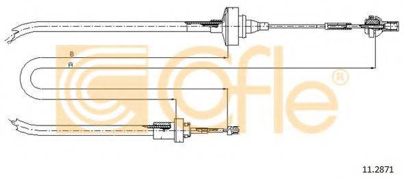 COFLE 112871 Трос, управление сцеплением