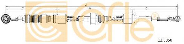 COFLE 113350 Трос, ступенчатая коробка передач
