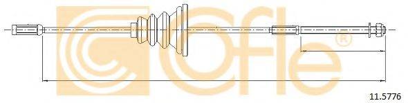 COFLE 115776 Трос, стояночная тормозная система