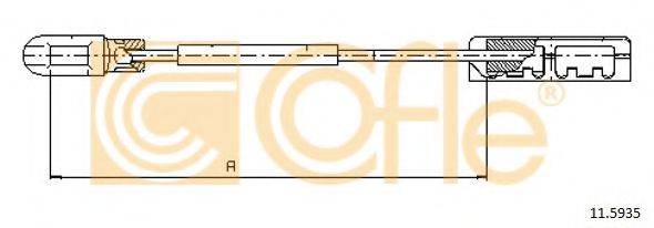 COFLE 115935 Трос, стояночная тормозная система