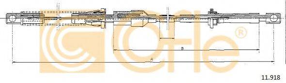 COFLE 11918 Тросик газа