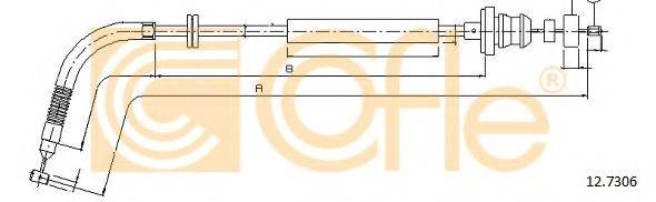 COFLE 127306 Тросик газа