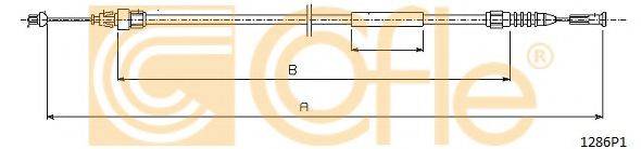 COFLE 1286P1 Тросик замка капота