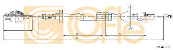 COFLE 154085 Трос, управление сцеплением
