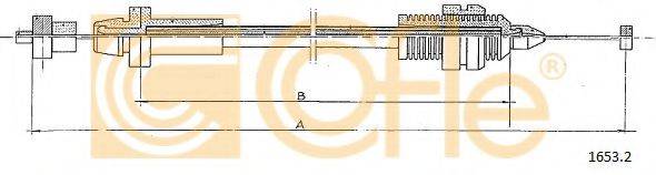 COFLE 16532 Тросик газа