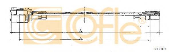 COFLE S03010 Тросик спидометра
