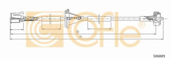 COFLE S06009 Тросик спидометра