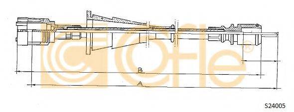 COFLE S24005 Тросик спидометра