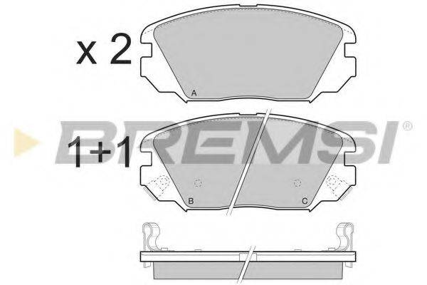 BREMSI BP3401