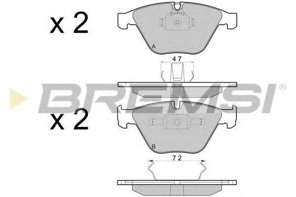 BREMSI BP3454