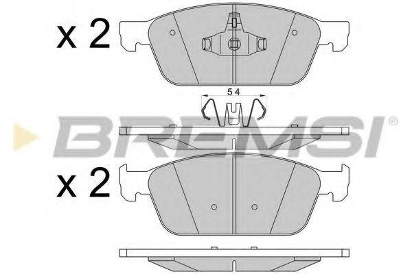 BREMSI BP3546