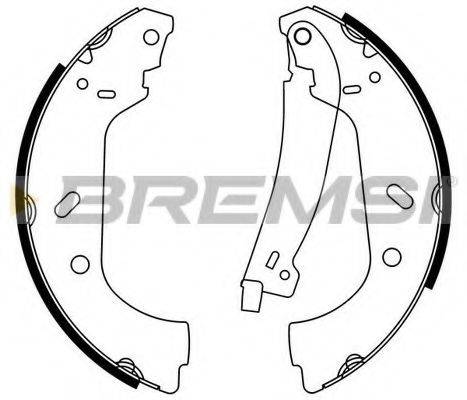 BREMSI GF01772 Комплект тормозных колодок