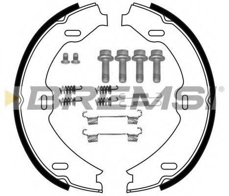 BREMSI GF03111 Комплект тормозных колодок, стояночная тормозная система