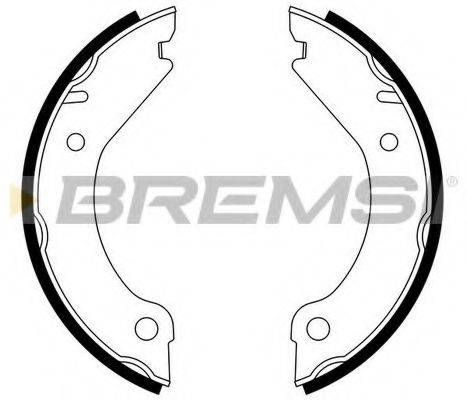 BREMSI GF0603 Комплект тормозных колодок, стояночная тормозная система