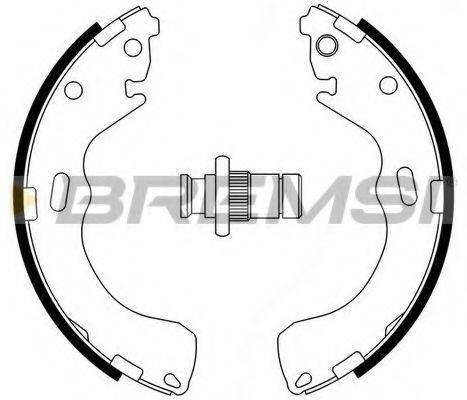 BREMSI GF0794 Комплект тормозных колодок