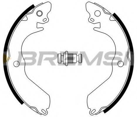 BREMSI GF0817 Комплект тормозных колодок