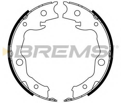 BREMSI GF0976 Комплект тормозных колодок, стояночная тормозная система