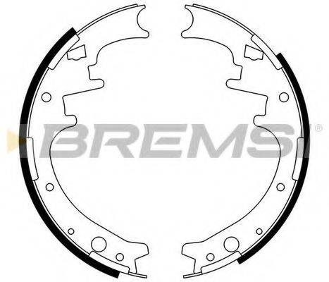 BREMSI GF4445 Комплект тормозных колодок