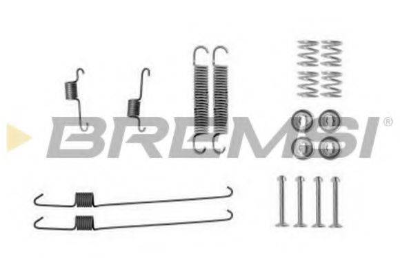 BREMSI SK0001 Комплектующие, тормозная колодка