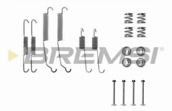 BREMSI SK0618 Комплектующие, тормозная колодка