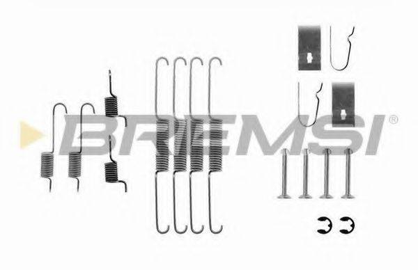 BREMSI SK0636 Комплектующие, тормозная колодка