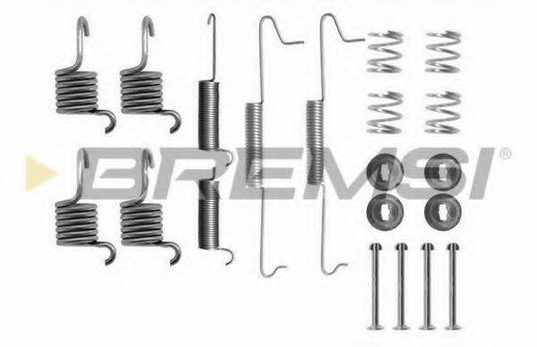 BREMSI SK0649 Комплектующие, тормозная колодка