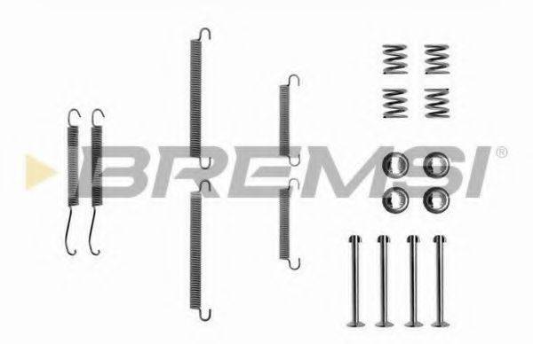 BREMSI SK0713 Комплектующие, тормозная колодка