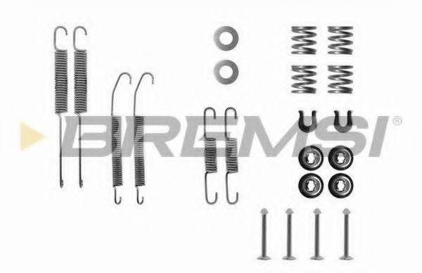 BREMSI SK0718 Комплектующие, тормозная колодка