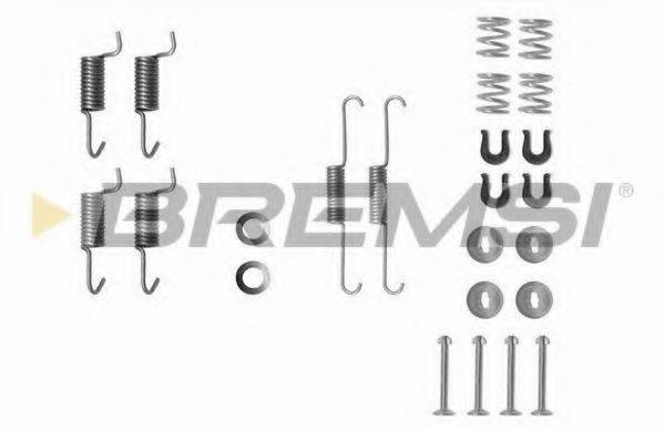 BREMSI SK0788 Комплектующие, тормозная колодка