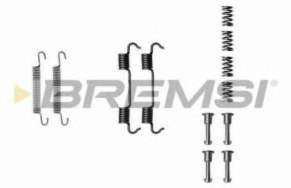 BREMSI SK0801 Комплектующие, тормозная колодка