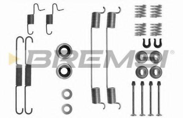 BREMSI SK0818 Комплектующие, тормозная колодка