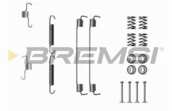 BREMSI SK0819 Комплектующие, тормозная колодка