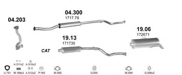 POLMO POLMO07364 Система выпуска ОГ