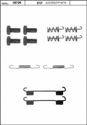 BSF 00706 Комплектующие, стояночная тормозная система