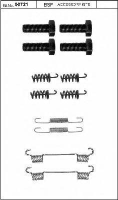 BSF 00721 Комплектующие, стояночная тормозная система