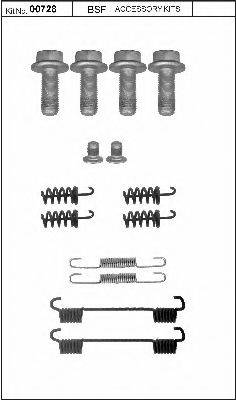 BSF 00728 Комплектующие, стояночная тормозная система