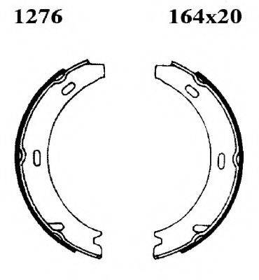 BSF 01276 Комплект тормозных колодок, стояночная тормозная система