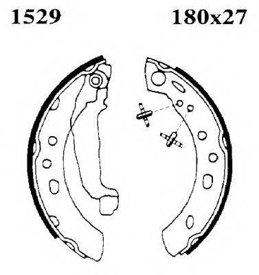 BSF 01529 Комплект тормозных колодок