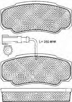 BSF 10964 Комплект тормозных колодок, дисковый тормоз