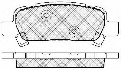 BSF 20089 Комплект тормозных колодок, дисковый тормоз