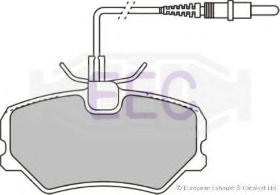 EEC BRP0546 Комплект тормозных колодок, дисковый тормоз