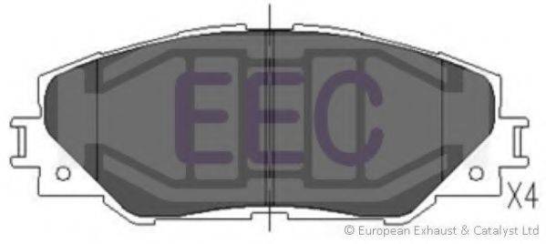 EEC BRP1592 Комплект тормозных колодок, дисковый тормоз