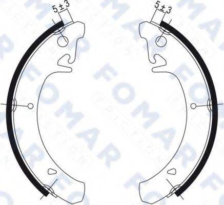 FOMAR FRICTION FO0471 Комплект тормозных колодок