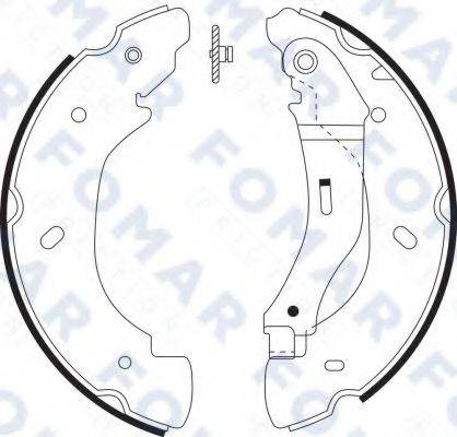 FOMAR FRICTION FO9064 Комплект тормозных колодок