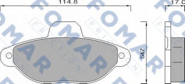 FOMAR FRICTION FO 482881