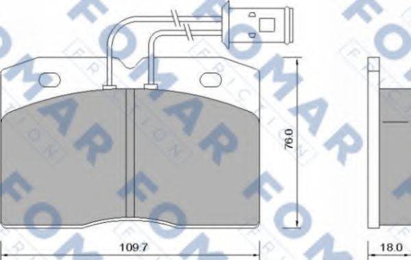 FOMAR FRICTION FO 632681